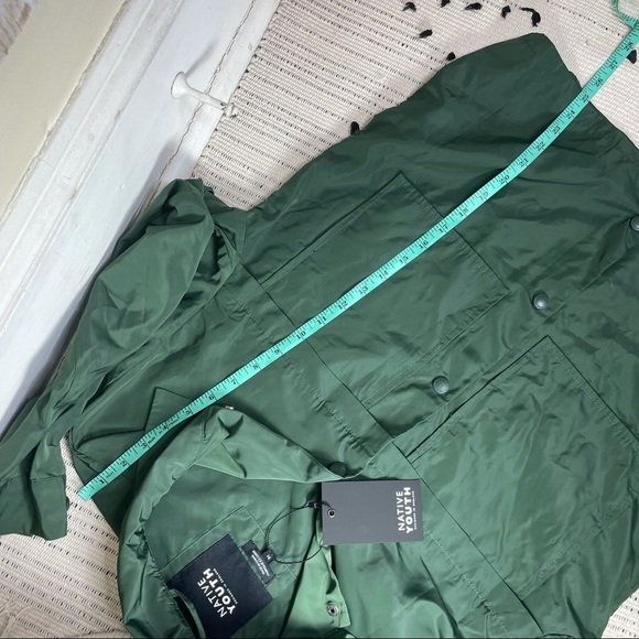 Native Youth Visayan Coach Jacket Green Mens M - Picture 12 of 12